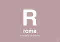 plakat: byplakat rom med koordinater - light rose-Byer-A1two3