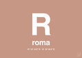 plakat: byplakat rom med koordinater - powder-Byer-A1two3