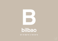 plakat: byplakat bilbao med koordinater - creamy mushroom-Byer-A1two3