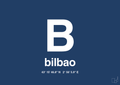 plakat: byplakat bilbao med koordinater - lapis blue-Byer-A1two3