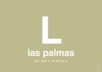 plakat: byplakat las palmas de gran canaria med koordinater - back to nature-Byer-A1two3