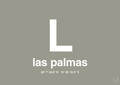 plakat: byplakat las palmas de gran canaria med koordinater - battleship gray-Byer-A1two3