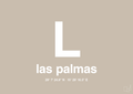 plakat: byplakat las palmas de gran canaria med koordinater - creamy mushroom-Byer-A1two3