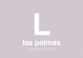 plakat: byplakat las palmas de gran canaria med koordinater - dusty lilac-Byer-A1two3