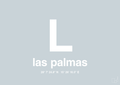 plakat: byplakat las palmas de gran canaria med koordinater - light drizzle-Byer-A1two3