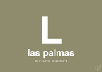plakat: byplakat las palmas de gran canaria med koordinater - misty forrest-Byer-A1two3