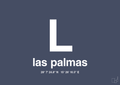 Byplakat las palmas de gran canaria med koordinater - petrol-Byer-A1two3