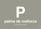 plakat: byplakat palma de mallorca med koordinater - battleship gray-Byer-A1two3