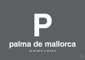 plakat: byplakat palma de mallorca med koordinater - graphic charcoal-Byer-A1two3