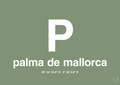 plakat: byplakat palma de mallorca med koordinater - jade-Byer-A1two3