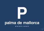 plakat: byplakat palma de mallorca med koordinater - lapis blue-Byer-A1two3