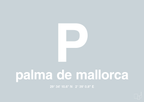 plakat: byplakat palma de mallorca med koordinater - light drizzle-Byer-A1two3
