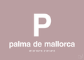 plakat: byplakat palma de mallorca med koordinater - light rose-Byer-A1two3