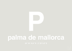 plakat: byplakat palma de mallorca med koordinater - painters white-Byer-A1two3