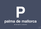 Byplakat palma de mallorca med koordinater - petrol-Byer-A1two3