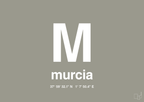 plakat: byplakat murcia med koordinater - battleship gray-Byer-A1two3