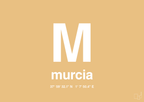 plakat: byplakat murcia med koordinater - charismatic-Byer-A1two3