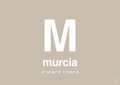 plakat: byplakat murcia med koordinater - creamy mushroom-Byer-A1two3