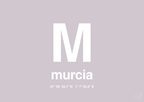 plakat: byplakat murcia med koordinater - dusty lilac-Byer-A1two3