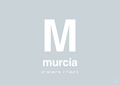 plakat: byplakat murcia med koordinater - light drizzle-Byer-A1two3