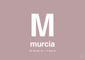 plakat: byplakat murcia med koordinater - light rose-Byer-A1two3