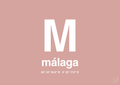 plakat: byplakat málaga med koordinater - bubble shell-Byer-A1two3
