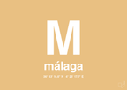 plakat: byplakat málaga med koordinater - charismatic-Byer-A1two3