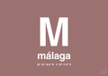 plakat: byplakat málaga med koordinater - plum-Byer-A1two3