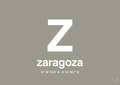 plakat: byplakat zaragoza med koordinater - battleship gray-Byer-A1two3