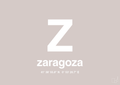 plakat: byplakat zaragoza med koordinater - broken beige-Byer-A1two3