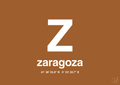 plakat: byplakat zaragoza med koordinater - cognac-Byer-A1two3
