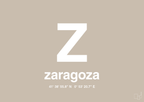 plakat: byplakat zaragoza med koordinater - creamy mushroom-Byer-A1two3