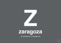plakat: byplakat zaragoza med koordinater - graphic charcoal-Byer-A1two3