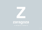 plakat: byplakat zaragoza med koordinater - light drizzle-Byer-A1two3