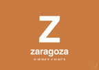 plakat: byplakat zaragoza med koordinater - rumba orange-Byer-A1two3