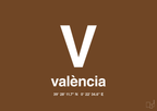 plakat: byplakat valencia med koordinater - dark brown-Byer-A1two3