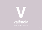 plakat: byplakat valencia med koordinater - dusty lilac-Byer-A1two3