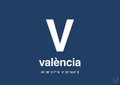 plakat: byplakat valencia med koordinater - lapis blue-Byer-A1two3