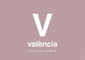 plakat: byplakat valencia med koordinater - light rose-Byer-A1two3