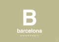 plakat: byplakat barcelona med koordinater - back to nature-Byer-A1two3