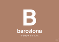 plakat: byplakat barcelona med koordinater - cider spice-Byer-A1two3