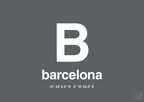 plakat: byplakat barcelona med koordinater - graphic charcoal-Byer-A1two3