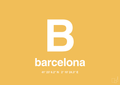 plakat: byplakat barcelona med koordinater - honeycomb-Byer-A1two3