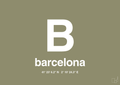 plakat: byplakat barcelona med koordinater - misty forrest-Byer-A1two3