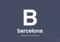 plakat: byplakat barcelona med koordinater - petrol-Byer-A1two3