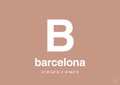 plakat: byplakat barcelona med koordinater - powder-Byer-A1two3