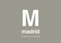 plakat: byplakat madrid med koordinater - battleship gray-Byer-A1two3