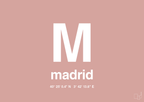 plakat: byplakat madrid med koordinater - bubble shell-Byer-A1two3