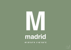 plakat: byplakat madrid med koordinater - jade-Byer-A1two3