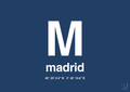 plakat: byplakat madrid med koordinater - lapis blue-Byer-A1two3